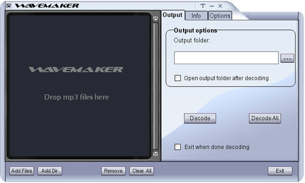 WaveMaker MP3 to WAV Converter(音频转换工具) V2.3